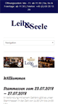Mobile Screenshot of leibundseele-frankfurt.de